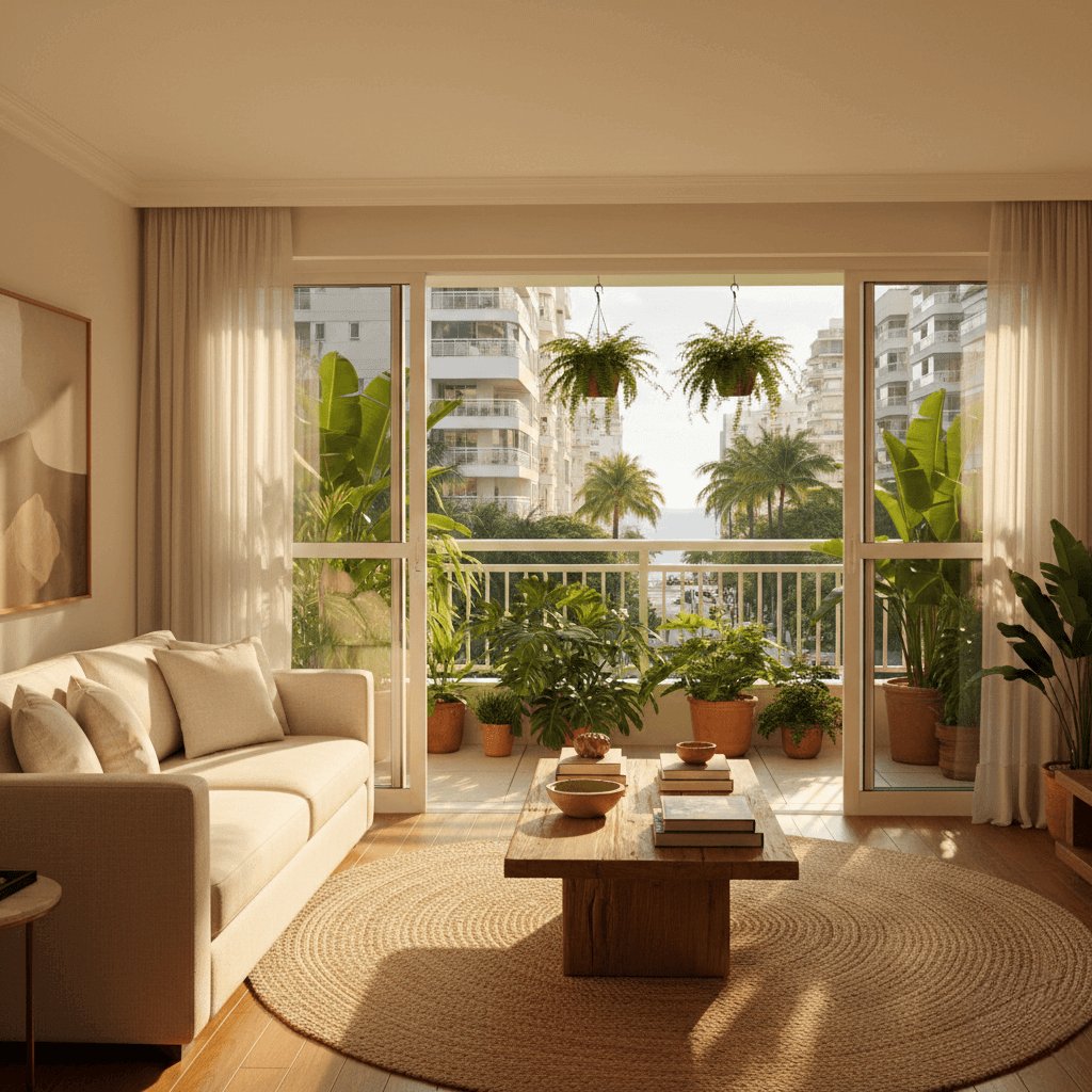 Up Garden Garcya – Varanda com jardim